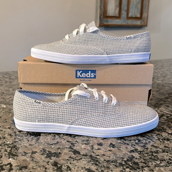 Keds Shoes - Keds CH Seersucker Black NIB 9.5